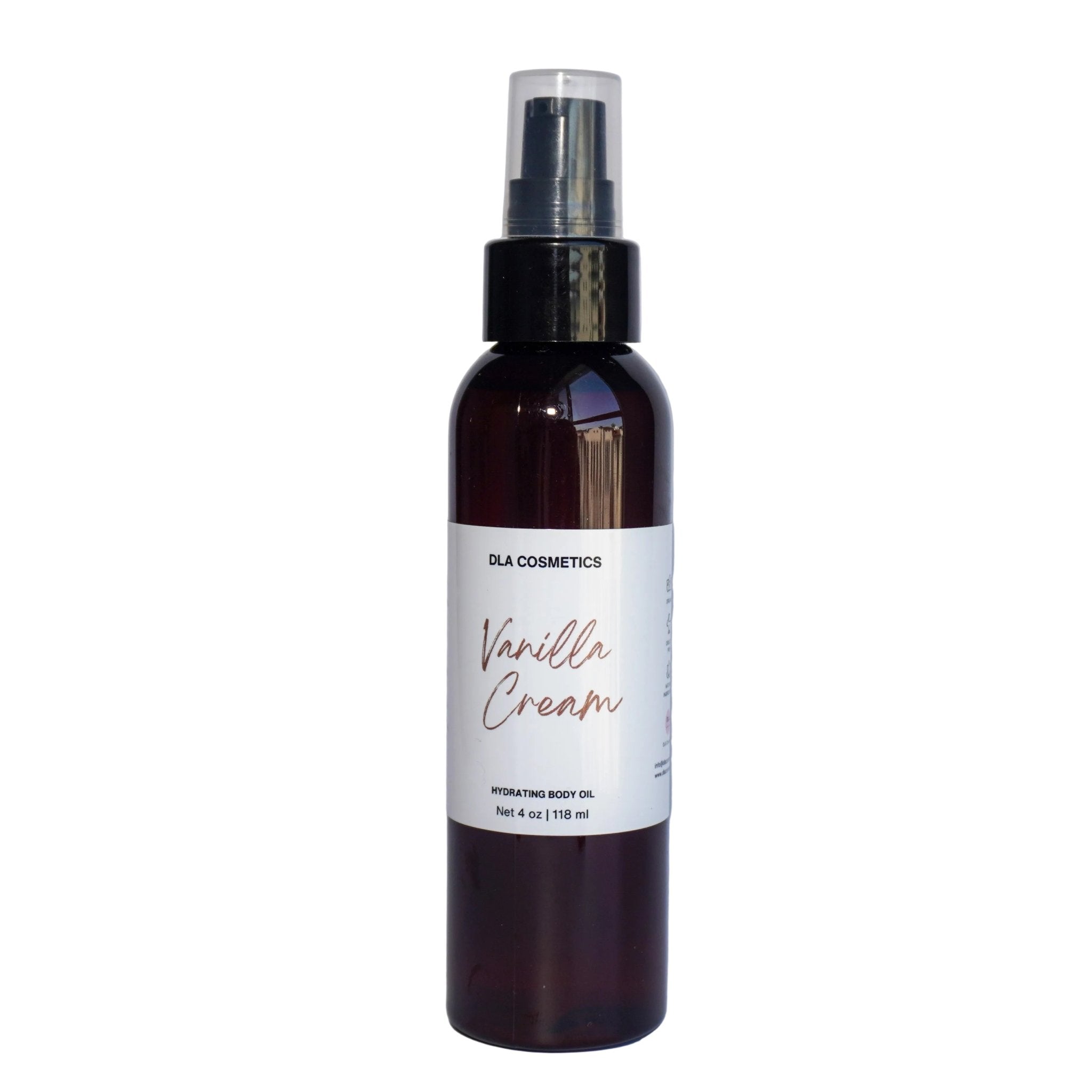 Body Oil VANILLA CREAM BODY OIL - DLA Cosmetics