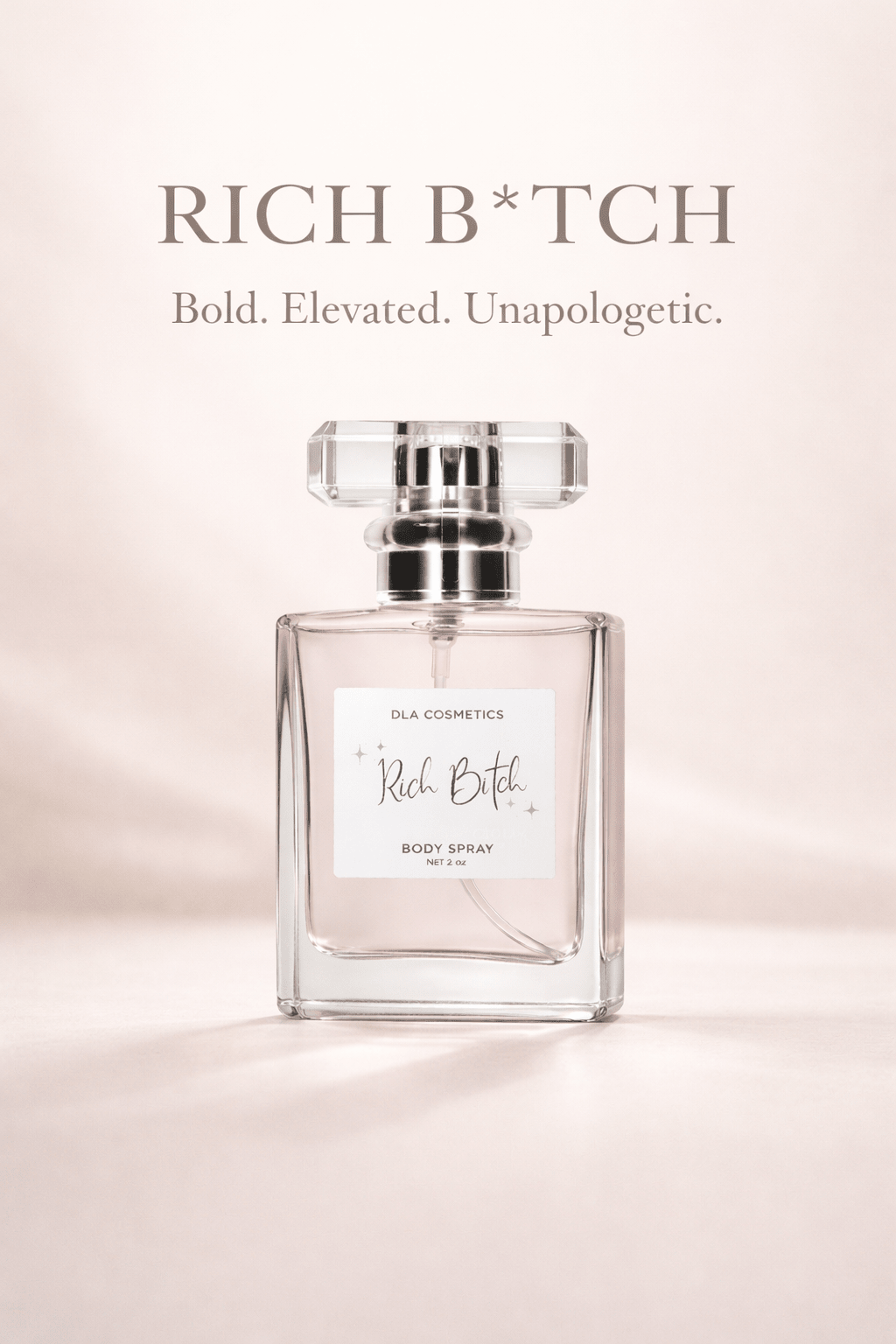 Pheromone Perfume RICH B*TCH BODY SPRAY - DLA Cosmetics