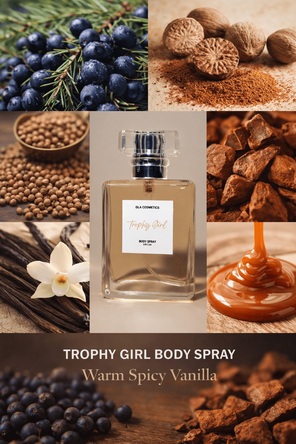 Pheromone Perfume TROPHY GIRL BODY SPRAY - DLA Cosmetics